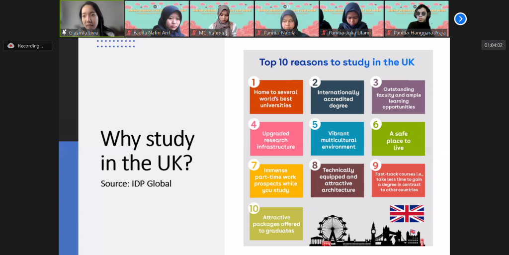 Seminar Beasiswa 2022 Take A Bold Step To Uk Get Closer To Your